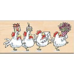 Penny Black Mounted Rubber Stamp 2.25 X5   Cluck