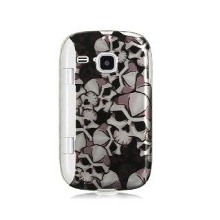 Black Skull Hard Cover Case for Samsung DoubleTime SGH I857: Cell Phones & Accessories