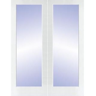 ReliaBilt 1 Lite Solid Core Pine Universal Interior French Door (Common: 80 in x 60 in; Actual: 81.5 in x 61.5 in)