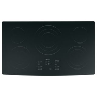 GE Profile 5 Element Smooth Surface Electric Cooktop (Black) (Common: 36 in; Actual 36 in)