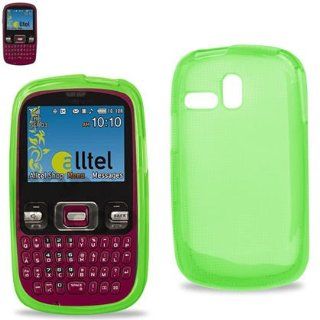 New Fashionable Perfect Fit Soft Polymer Protector Skin Cover Cell Phone Case for Samsung Freeform Link R350 / R351 / R355 Alltel,MetroPCS,U.S. Cellular   Green: Cell Phones & Accessories