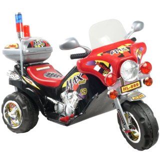 EZ Riders HL889 5 Harley Style Battery Operated Bike Red/Black: Toys & Games