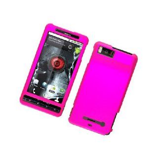 Motorola Droid X MB810 X2 MB870 Hot Pink Hard Cover Case Cell Phones & Accessories