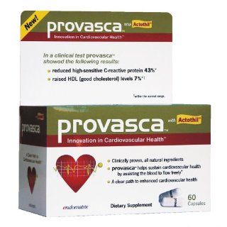 Provasca with Actothil, Innovation in Cardiovascular Health Dietary Supplement (60 Capsules): Health & Personal Care