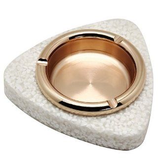 Prestige Triangular Granolithic Materials & Stainless Steel Cigar Ashtray K8016 1: Health & Personal Care