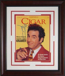 Michael Richards "Kramer" Signed Cigar Aficionado   Memorabilia: Entertainment Collectibles