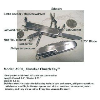 Myerchin Knife "Church Key" Seafarer's Pocket Tool A901 Klondike KC : Folding Camping Knives : Sports & Outdoors