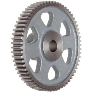 Boston Gear NF60 Spur Gear, 14.5 Pressure Angle, Cast Iron, Inch, 10 Pitch, 0.875" Bore, 6.200" OD, 1.000" Face Width, 60 Teeth: Industrial & Scientific