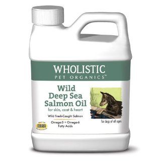 Wholistic Deep Sea Salmon Oil 16 Oz : Pet Fish Oil Nutritional Supplements : Pet Supplies