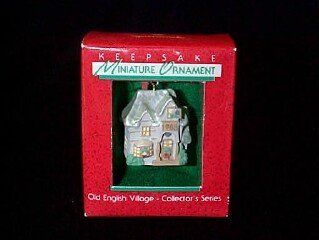 Shop Old English Village Family Home 1st in the series 1988 miniature hallmark ornament at the  Home Dcor Store. Find the latest styles with the lowest prices from Hallmark