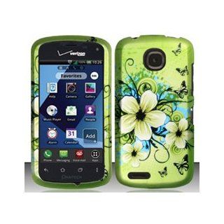 Pantech Marauder ADR910L R910L (Verizon) Hawaiian Flowers Design Snap On Hard Case Protector Cover + Free American Flag Pin: Cell Phones & Accessories