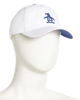 Twill Logo Baseball Hat, White