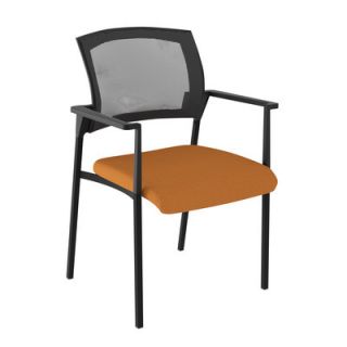 Compel Office Furniture Speedy Mesh Stacking Chair CSF6300B Seat Finish: Orange