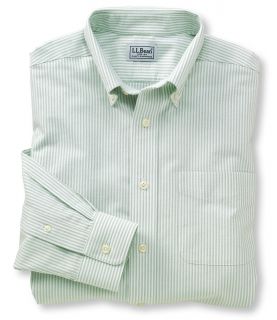Wrinkle Resistant Classic Oxford Cloth Shirt, Traditional Fit University Stripe