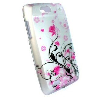 Cell Phone Case Cover Skin for Motorola XT894 Droid 4 (Pink Vines)   Verizon: Cell Phones & Accessories
