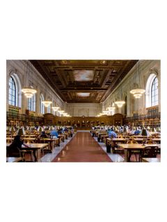New York Public Library, 2012 by Reinhard Gorner (Framed) by HK Photographs