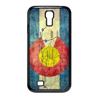 Custom Your Own Unique American States Flag SamSung Galaxy S4 I9100 Cover Snap on Colorado State Flag Galaxy S4 Case: Cell Phones & Accessories