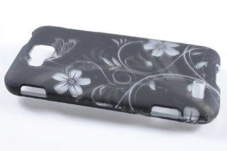 Samsung ATIV S T899m Hard Case Cover for White Flower + Earphone Cord Winder: Cell Phones & Accessories