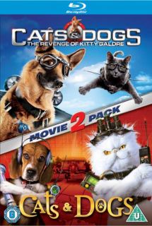Cats and Dogs   Double Pack (Cats and Dogs / Cats and Dogs: The Revenge of Kitty Galore): Triple Play (Includes Blu Ray, DVD and Digital Copies)      Blu ray