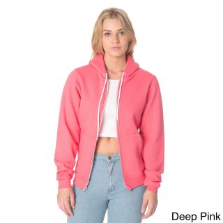 American Apparel American Apparel Unisex Flex Fleece Zip Hoodie Pink Size XXS (0 : 1)
