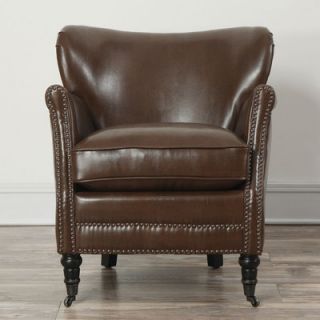TOV Mercer Leather Club Chair TOV A40L3 / TOV A40L1 Color: Chocolate