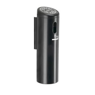 Commercial Zone Wall Mounted Locking Ashtray with Swivel Cigarette Receptacle