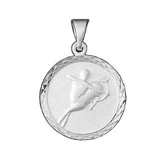 So Chic Jewels   Sterling Silver Sagittarius   Centaur The Archer   Zodiac Pendant: So Chic Jewels: Jewelry