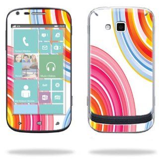 MightySkins Protective Skin Decal Cover for Samsung ATIV Odyssey SCH I930 Cell Phone Verizon Sticker Skins Lollipop Swirls: Cell Phones & Accessories