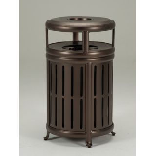 Tropitone Radiance Waste Receptacle with Hood and Ash Urn 980889 HA_