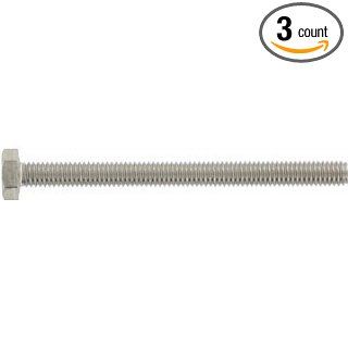 (3pcs) Metric DIN 933 M20X60 Hex Head Cap Screw with Full Thread Stainless Steel A4 Ships Free in USA: Cap Screws And Hex Bolts: Industrial & Scientific