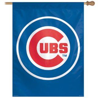 Chicago Cubs Vertical Flag: 27x37 Banner : Sports Fan Outdoor Flags : Sports & Outdoors