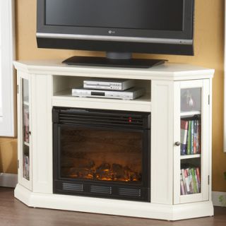 Wildon Home ® Stuart 48 TV Stand with Electric Fireplace CSN139E Finish: Ivory