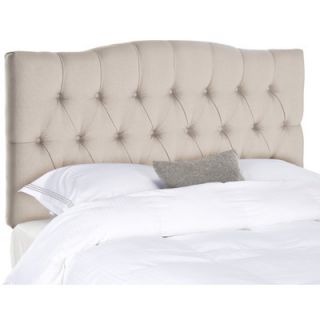 Safavieh Axel Upholstered Headboard MCR468 Size Full, Color Taupe