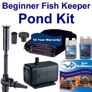 BK7 5x9 Beginner Pond Kit LF950 : Pond Liners And Kits : Patio, Lawn & Garden