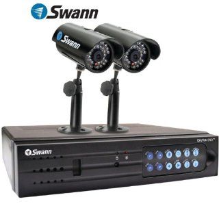 BRAND NEW SWANN SW343 DP2 / DVR4 950 The Perfect Security Kit for Home or Business Surveillance Security Recorder Kit 4 CHANNEL DVR WITH 320 GB HARD DRIVE and 2 Cameras : Complete Surveillance Systems : Camera & Photo