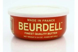 Beurdell French Salted Butter (100% Natural Pasteurized Butter)   8.8oz (Pack of 3) : Grocery & Gourmet Food