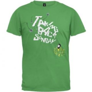 Taking Back Sunday   Boys Dandelion Youth T shirt Youth Medium Green: Clothing