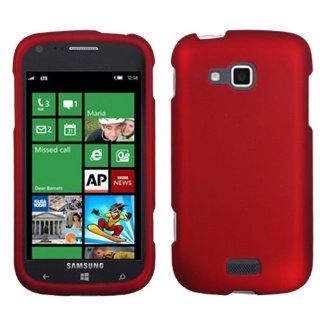Asmyna SAMI930HPCSO202NP Titanium Premium Durable Rubberized Protective Case for Samsung ATIV Odyssey i930   1 Pack   Retail Packaging   Red: Cell Phones & Accessories