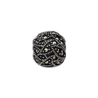 silver marcasite leafy ball bead orig $ 75 00 now $ 63 75 add to bag