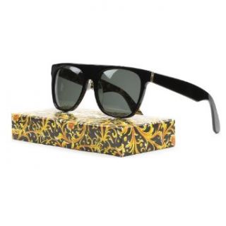 Super Flat Top 933 Sunglasses Black Maiolica Gold Pattern RETROSUPERFUTURE Rare: RETROSUPERFUTURE: Clothing