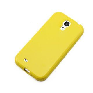 ChineOn Soft Glossy TPU Silicone Gel Cover Case Skin for Galaxy S4 S IV i9500(Yellow) Cell Phones & Accessories