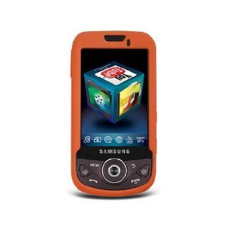 Orange Soft Silicone Gel Skin Cover Case for Samsung Behold II 2 SGH T939: Cell Phones & Accessories