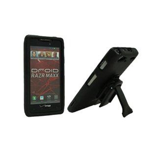 Black OEM Body Glove Flex Snap On Hard Case Swivel Belt Clip Kickstand CRC92678 For Motorola Droid RAZR MAXX: Cell Phones & Accessories