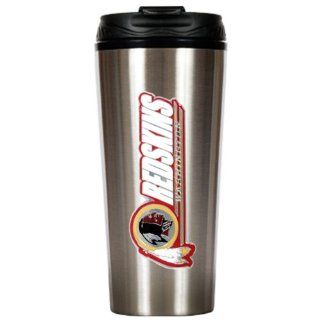 NFL Washington Redskins 16 Ounce Stainless Steel Travel Tumbler : Sports Fan Travel Mugs : Sports & Outdoors
