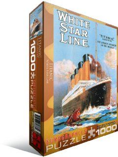 White Star Line Titanic 1000 Piece Puzzle: Toys & Games