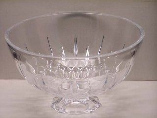 Vera Wang Crystal Fidelity Footed Bowl 10": Kitchen & Dining