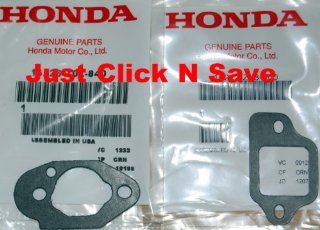 GENUINE OEM Honda Harmony II HRR216 (HRR2165VKA) Walk Behind Lawn Mower Engines CARBURETOR ASSEMBLY with GASKETS (Engine Serial Numbers GJAEA 7037044 and up) (Frame Serial Numbers MZCG 7800001 to MZCG 7999999) : Lawn Mower Accessories : Patio, Lawn & G