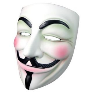 Ypper V for Vendetta Mask Anonymous Guy Fawkes Mask Halloween Mask Great Quality: Clothing