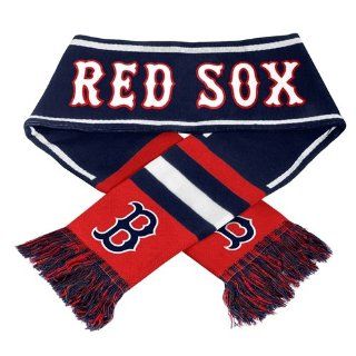 2013 MLB Baseball Team Logo Wordmark Winter Scarf (Boston Red Sox) : Sports Fan Scarves : Sports & Outdoors
