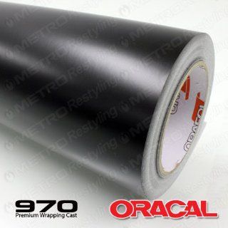 ORACAL 970RA 070 MATTE BLACK Wrapping Cast Vinyl Film with Rapid Air Technology 60"x12": Automotive